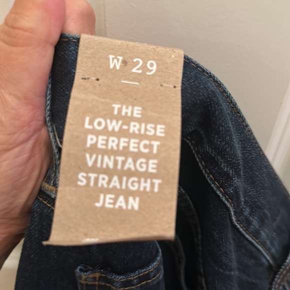 Madewell The Low Rise Perfect Vintage Straight Jeans in Lilycrest 29 - Picture 5 of 13
